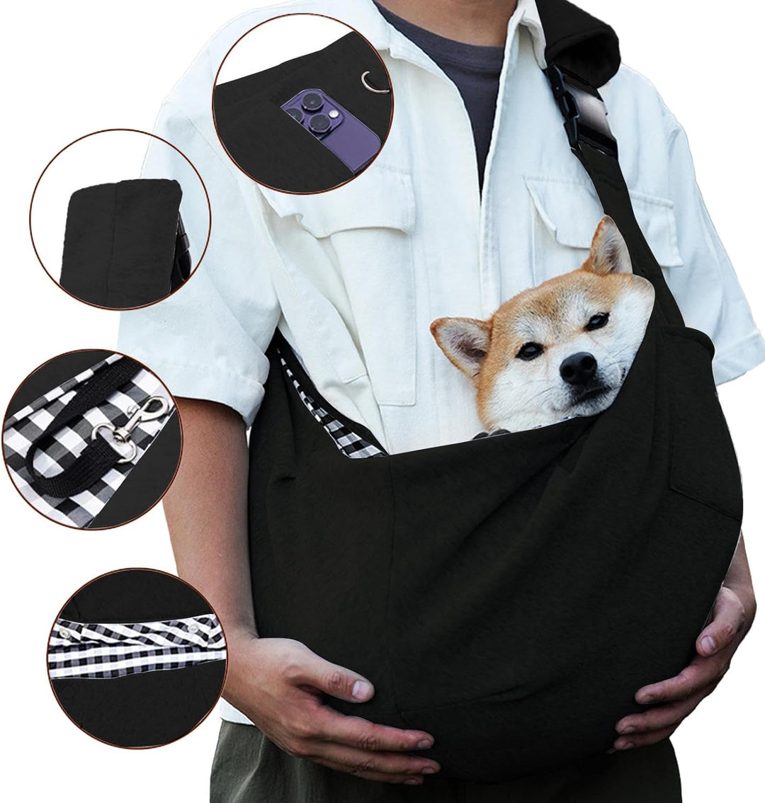 Kleine Hundetragetasche,Hundetragetasche - Verstellbare, vorne gerichtete Tasche, freihändige Hundet