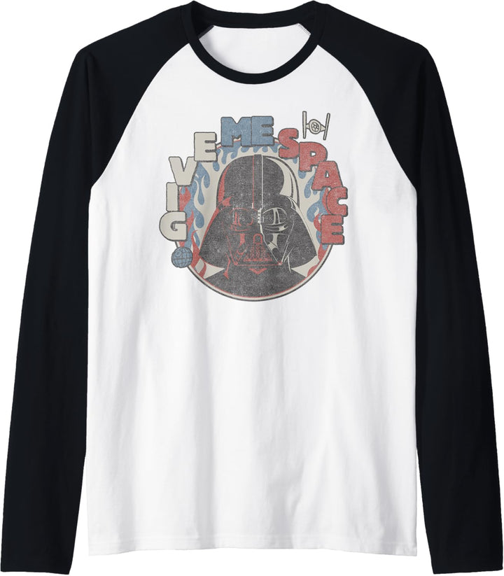 Star Wars Vader Face Give Me Space Raglan