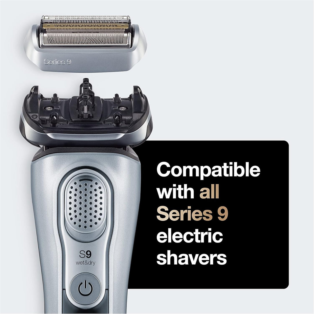 Braun Series 9 Elektrorasierer Scherkopf, Ersatzscherteil kompatibel mit Rasierer Herren Series 9, 9