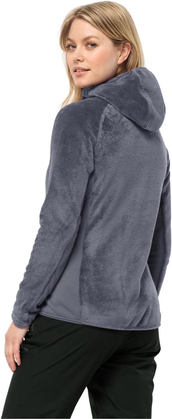 Jack Wolfskin Damen Rotwand Hooded Fz W Jacket, Dolphin