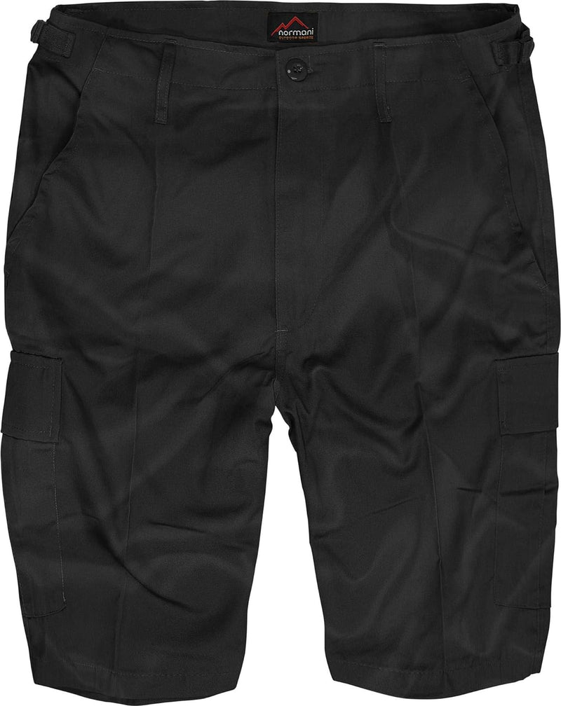 normani US Army Ranger Shorts BDU Cargo Kurze Hose Schwarz XS, Schwarz XS