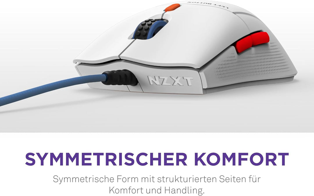 NZXT Lift 2 Starfield | Leichte symmetrische Gamingmaus, kabelgebunden | Nur 58 g Gewicht | 8 kHz Ab