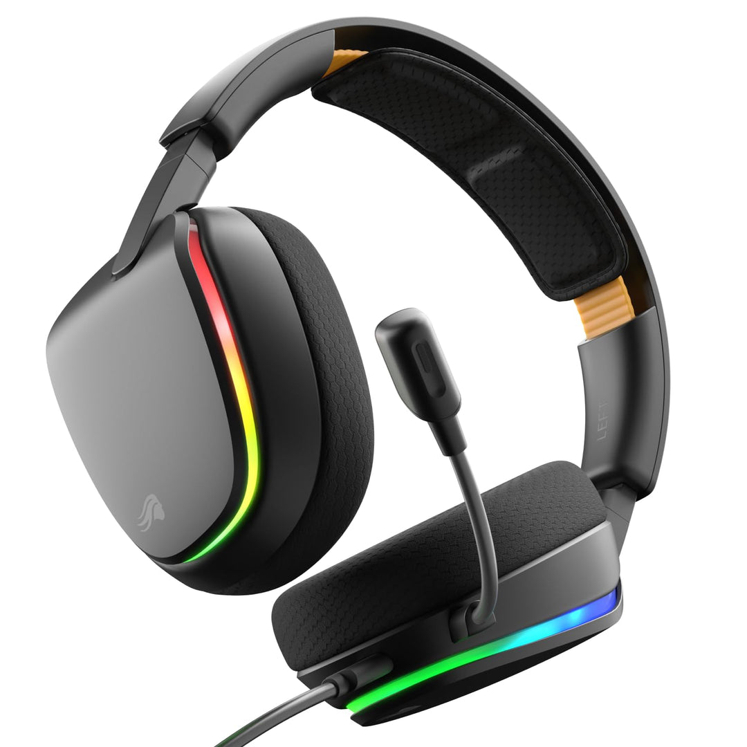 GLORIOUS GHS Eternal RGB – Stereo-RGB-Gaming-Headset für PC, PS5, PS4, Switch – speziell abgestimmte