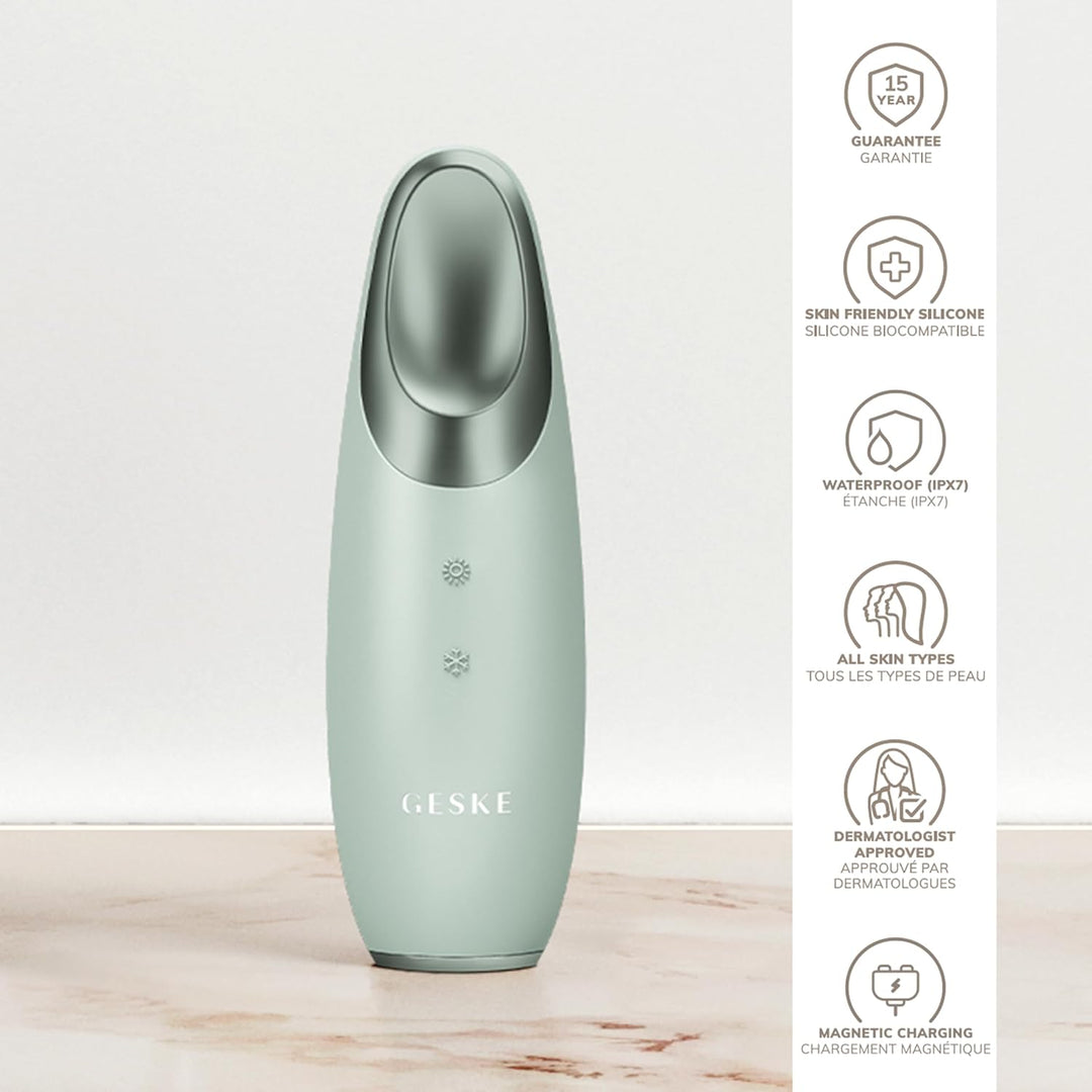 GESKE | Warm & Cool Eye-Energizer 6 in 1 inkl. De-Puffing Eye-Serum | SmartAppGuided All-In-One Auge