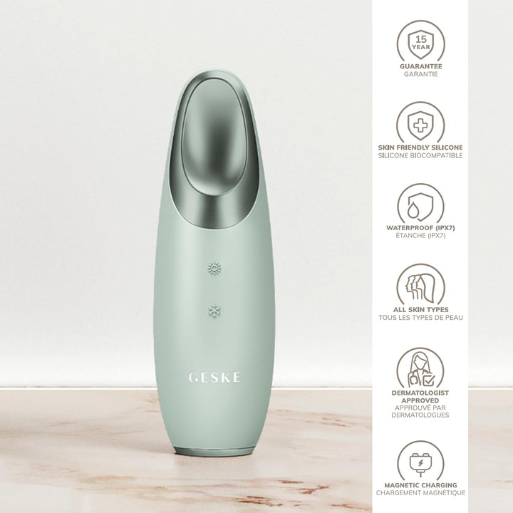 GESKE | Warm & Cool Eye-Energizer 6 in 1 inkl. De-Puffing Eye-Serum | SmartAppGuided All-In-One Auge