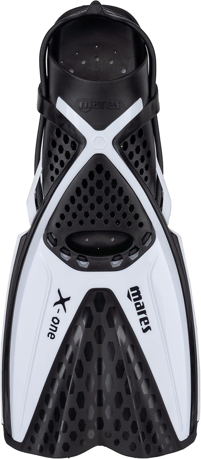 Mares Erwachsene Maske plus Schnorchel plus Flosse Set X-One Marea M/L Weiss/Lime, M/L Weiss/Lime