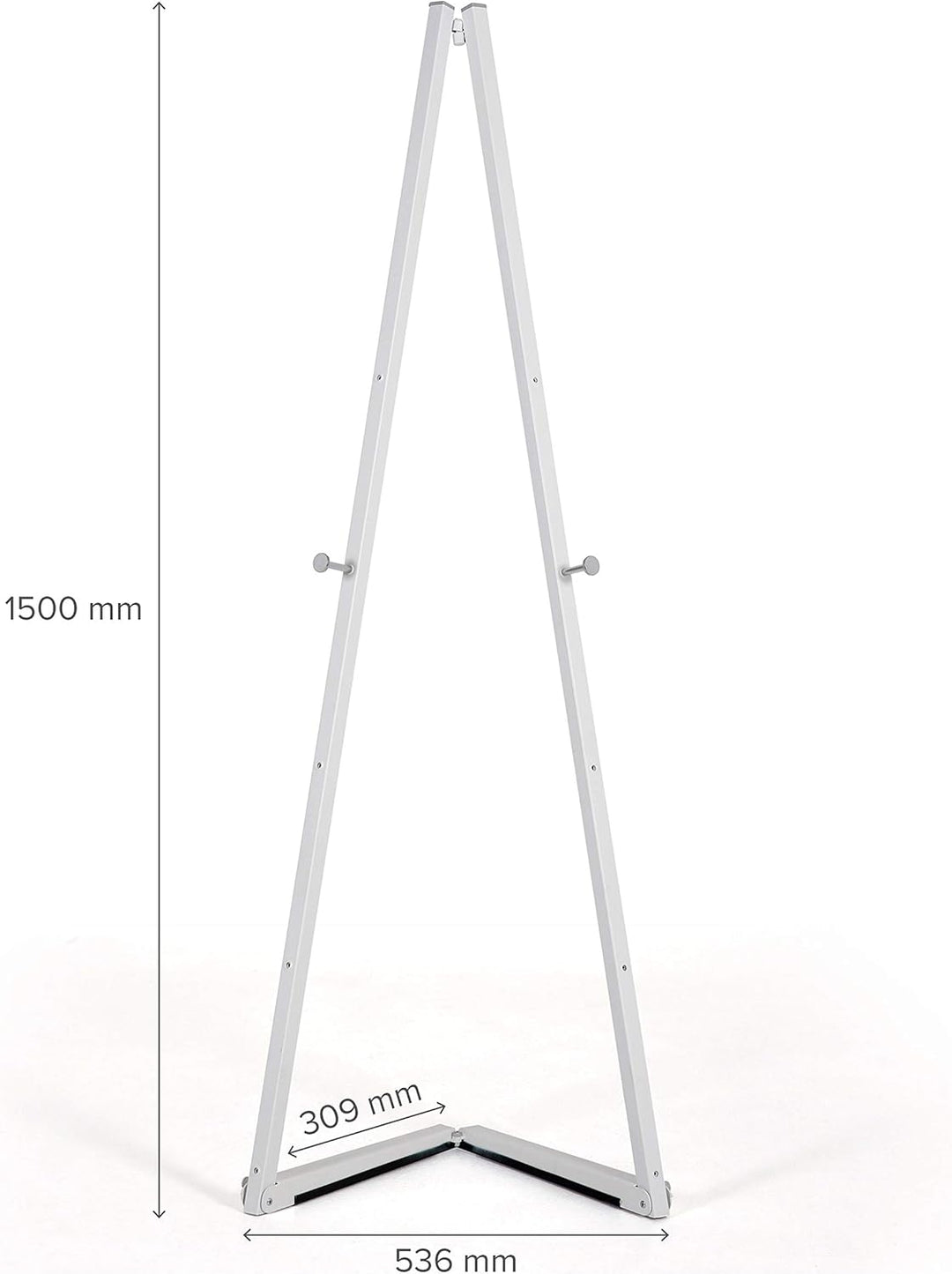 DISPLAY SALES Alu-Staffelei in Weiss für Rahmen bis 120 cm | Künstler-Malständer für Leinwand und At