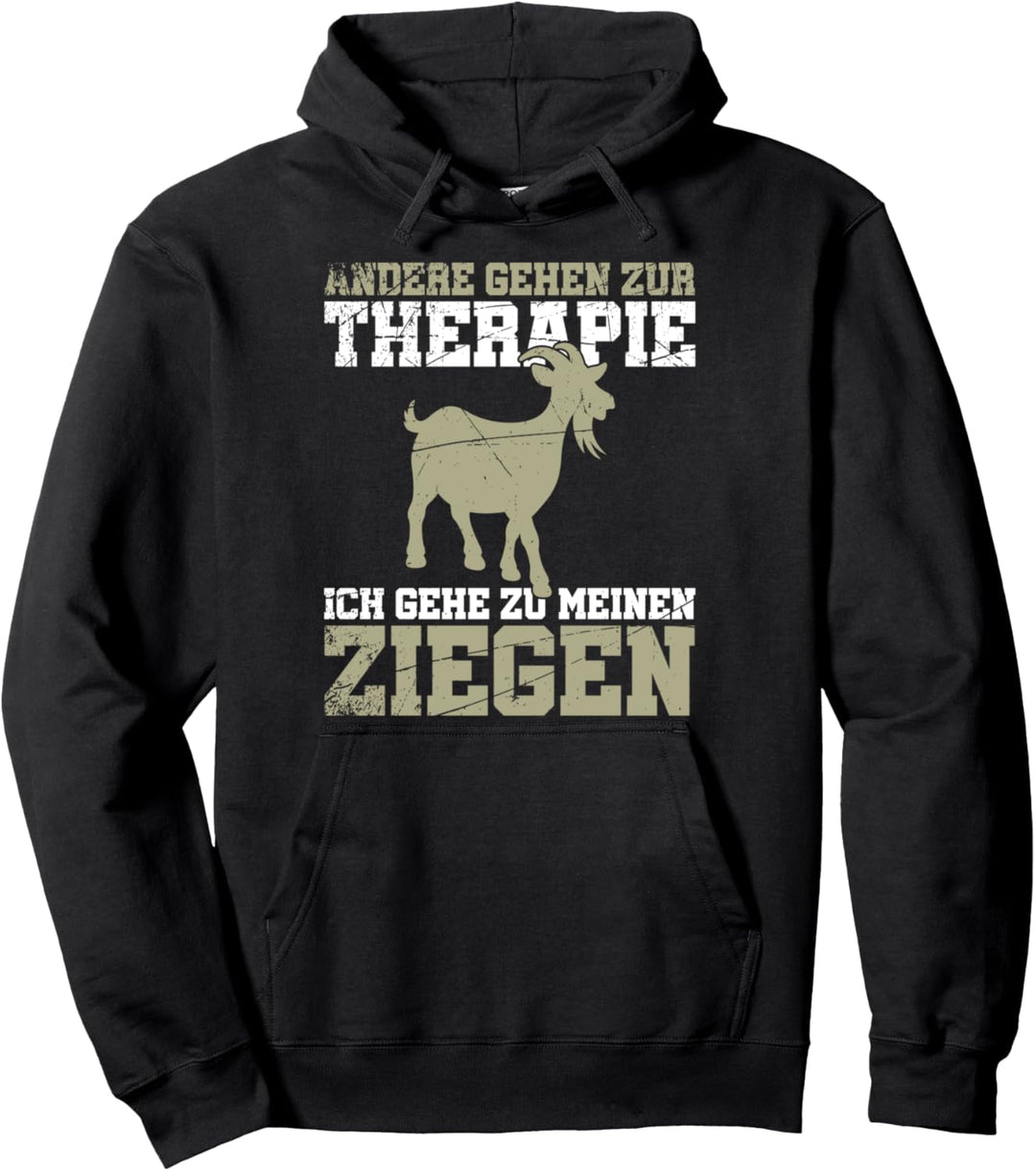 Ziegen Geschenk für Farmer Bauernhof Ziege Pullover Hoodie