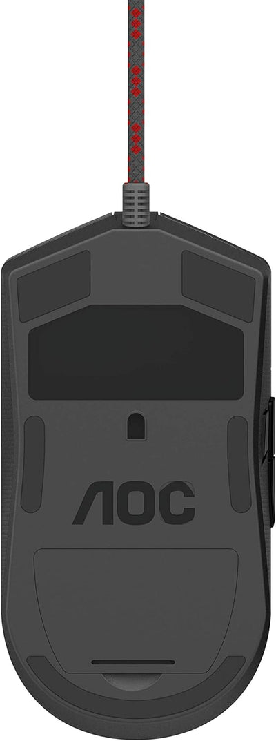 Agon by AOC AGM700 Gaming Maus - 16.000 DPI - Omron Switches - RGB-Effekte - Einstellbare DPI - Vers