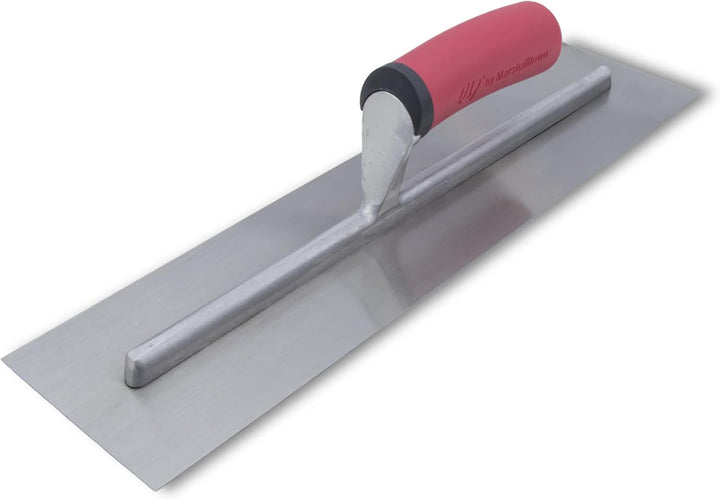 Marshalltown FT164 Glättkelle mit Softgrip Griff aus Carbonstahl, Glätter für Beton und Boden, Masse