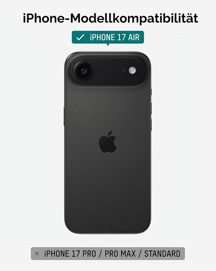 Mous Hülle für iPhone Air 6,5", kompatibel mit MagSafe [Kamerasteuerung Cover] - Limitless - Schütze