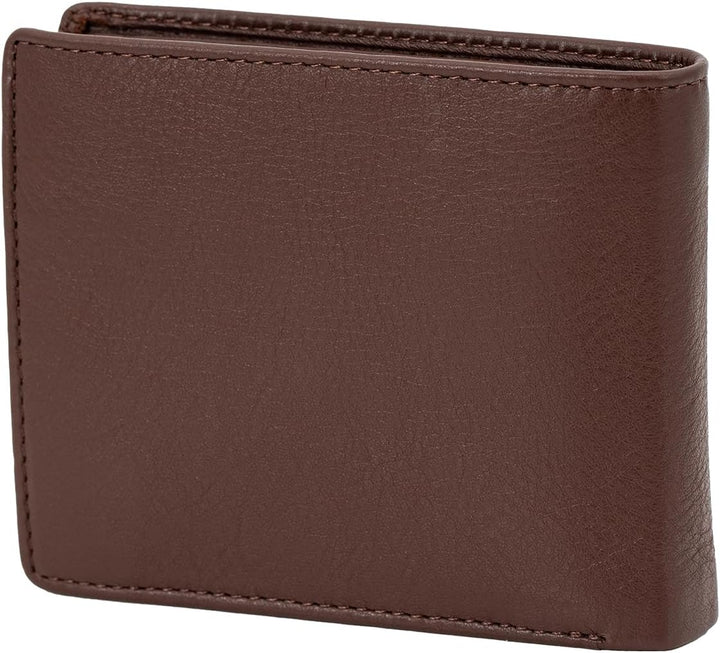 LINDENMANN Portemonnaie Herren Leder/Geldbeutel Herren, Rindleder, braun