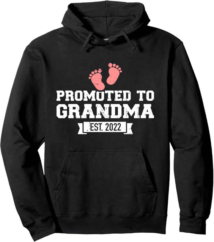 Zur Oma befördert 2022 Schwangerschaft verkünden Pullover Hoodie