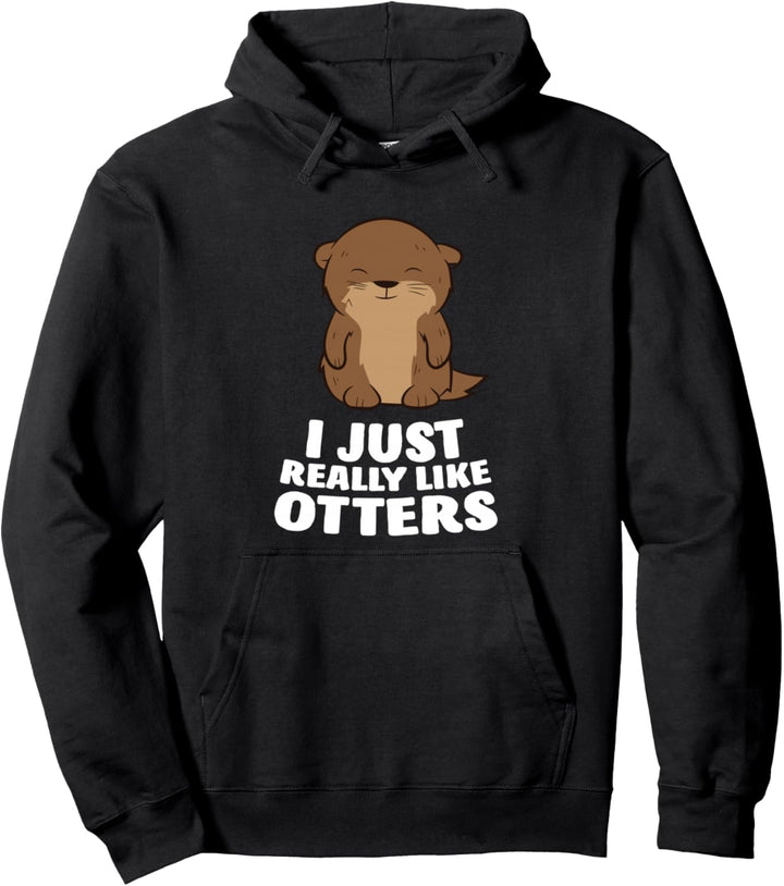Ich Mag Otter Einfach Wirklich Liebe Otter Seeotter Pullover Hoodie