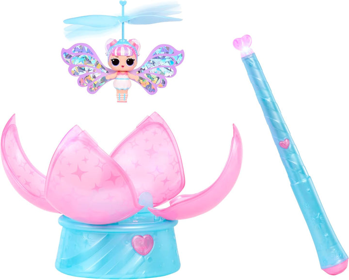 L.O.L. Surprise! Magic Flyers Fairies Tots - Snowflake - Enthält 1 Puppe und 1 Zauberstab, in Einer