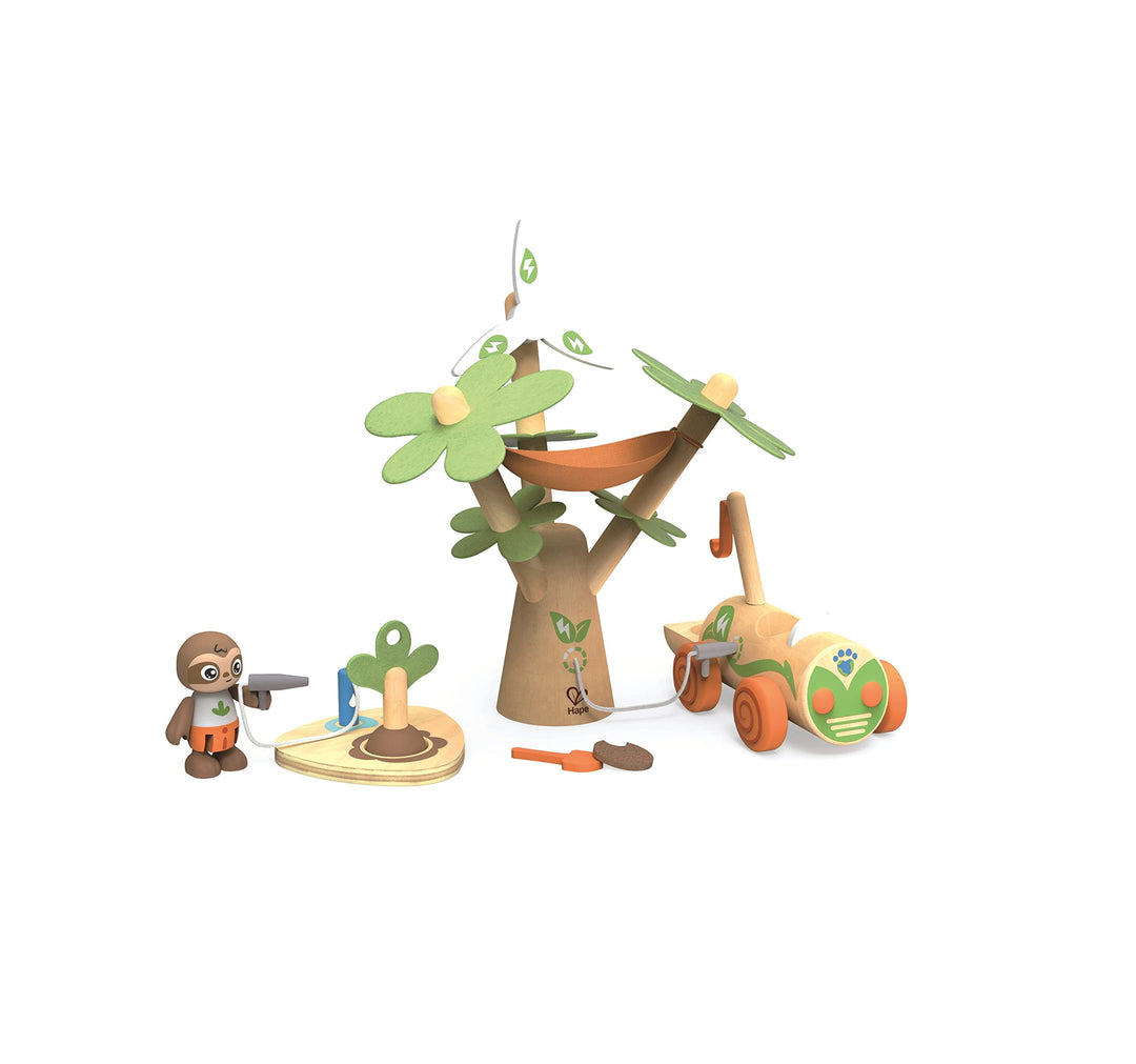 Hape Green Planet Explorers Bäume Pflanzen mit dem E-Auto