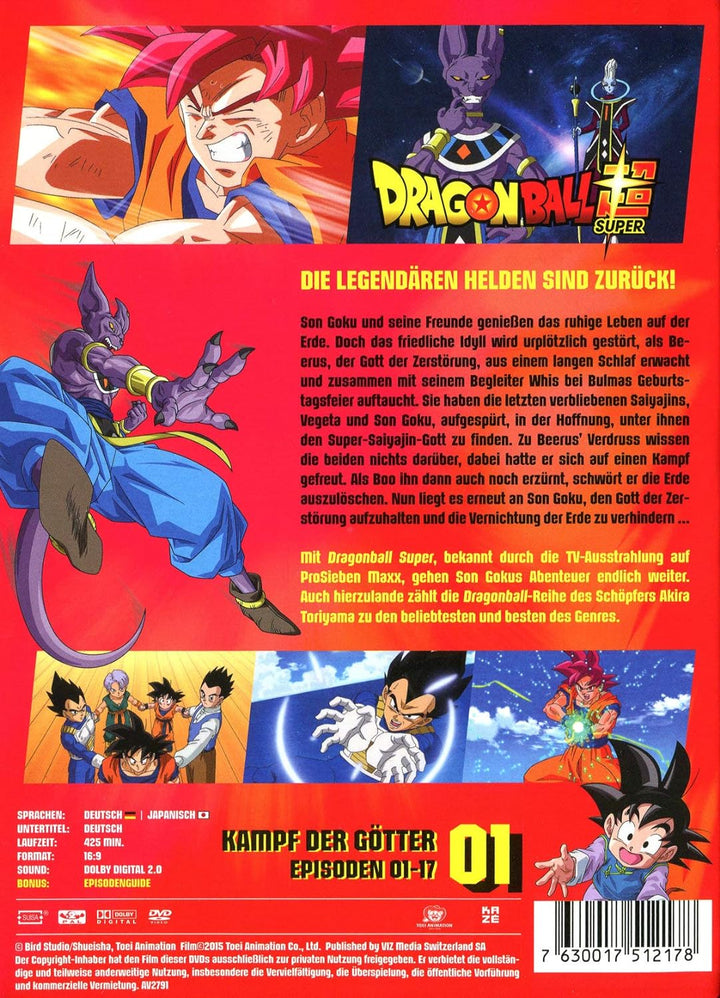 Dragonball Super - TV-Serie - Vol. 1 - [DVD], DVD