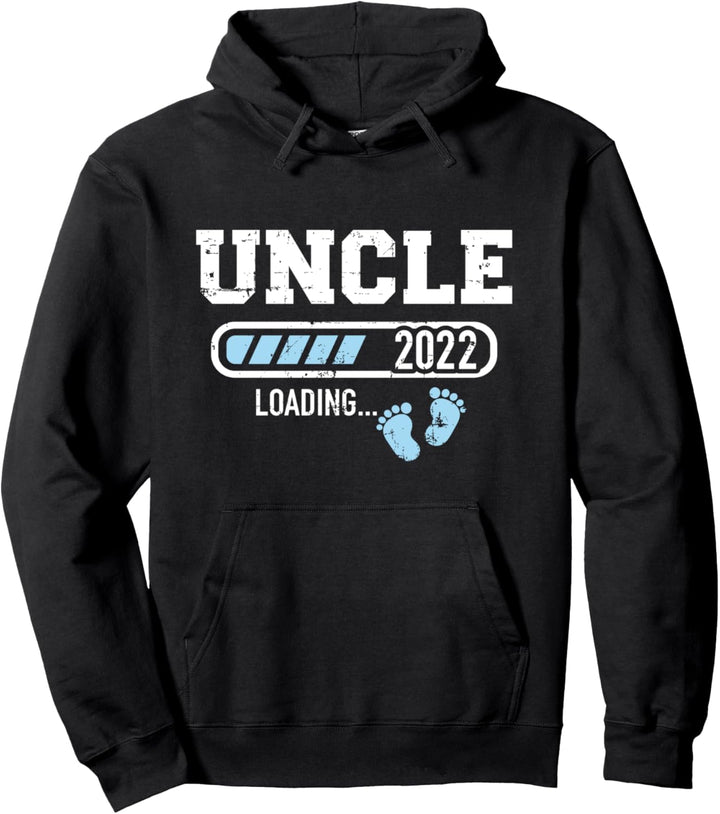 Onkel 2022 loading Schwangerschaft verkünden Pullover Hoodie