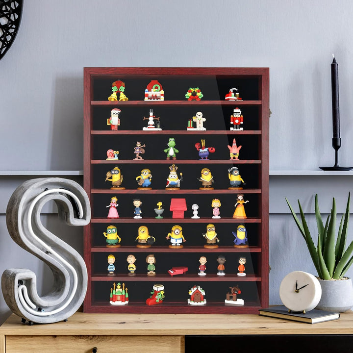 FramePro 3D Bilderrahmen 45x60 Grosse Schattenbox Vitrine Rahmen mit Glasfenstertür Erinnerungsstück