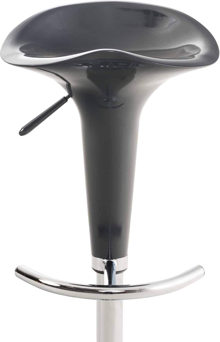 CLP 2er Set Barhocker Saddle Mit Drehbarem Kunsttoffsitz Und Fussablage I Höhenverstellbarer Hocker