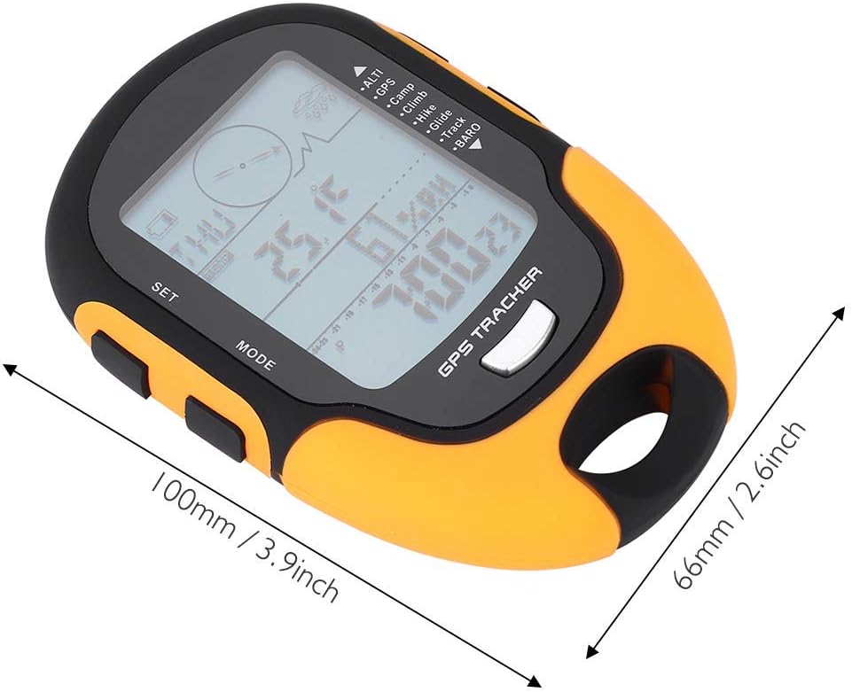 Multifunktions Höhenmesser Kompass, IPX4 wasserdichte USB Wiederaufladbare Digitale GPS Navigationse