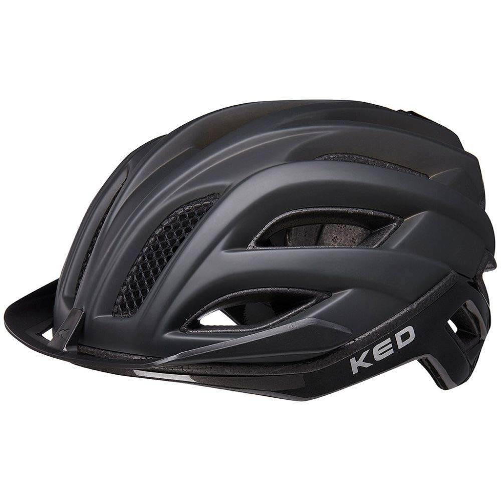 KED Champion Visor Rennrad Fahrrad Helm schwarz 2022 L (58-61cm), L (58-61cm)