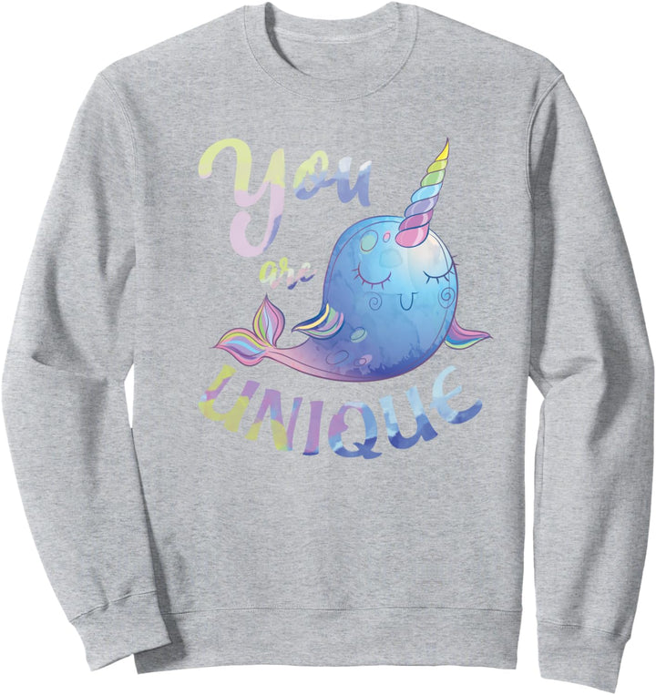 Lustiger Narwal Sie sind das einzige Einhorn des Meeresgesch Sweatshirt