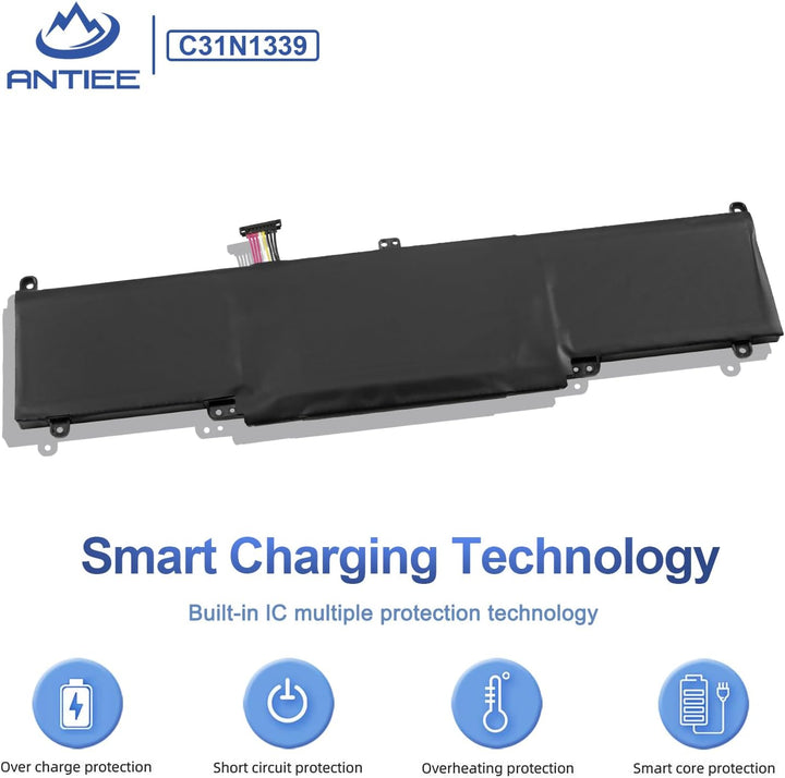 ANTIEE Laptop Akku für 50Wh Asus C31N1339 ZenBook UX303 UX303L UX303L UX303LN TP300L UX303LB UX303LN