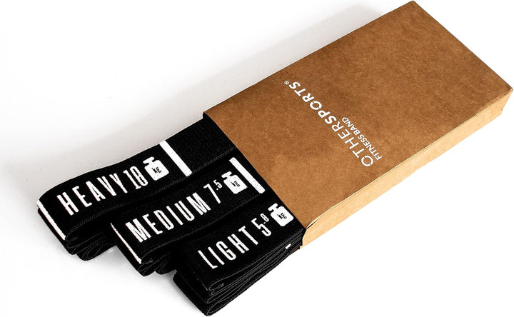 OTHERSPORTS Fitnessband mit Schlaufen - Schlaufenband für Fitness Training - Widerstandsbänder Kraft