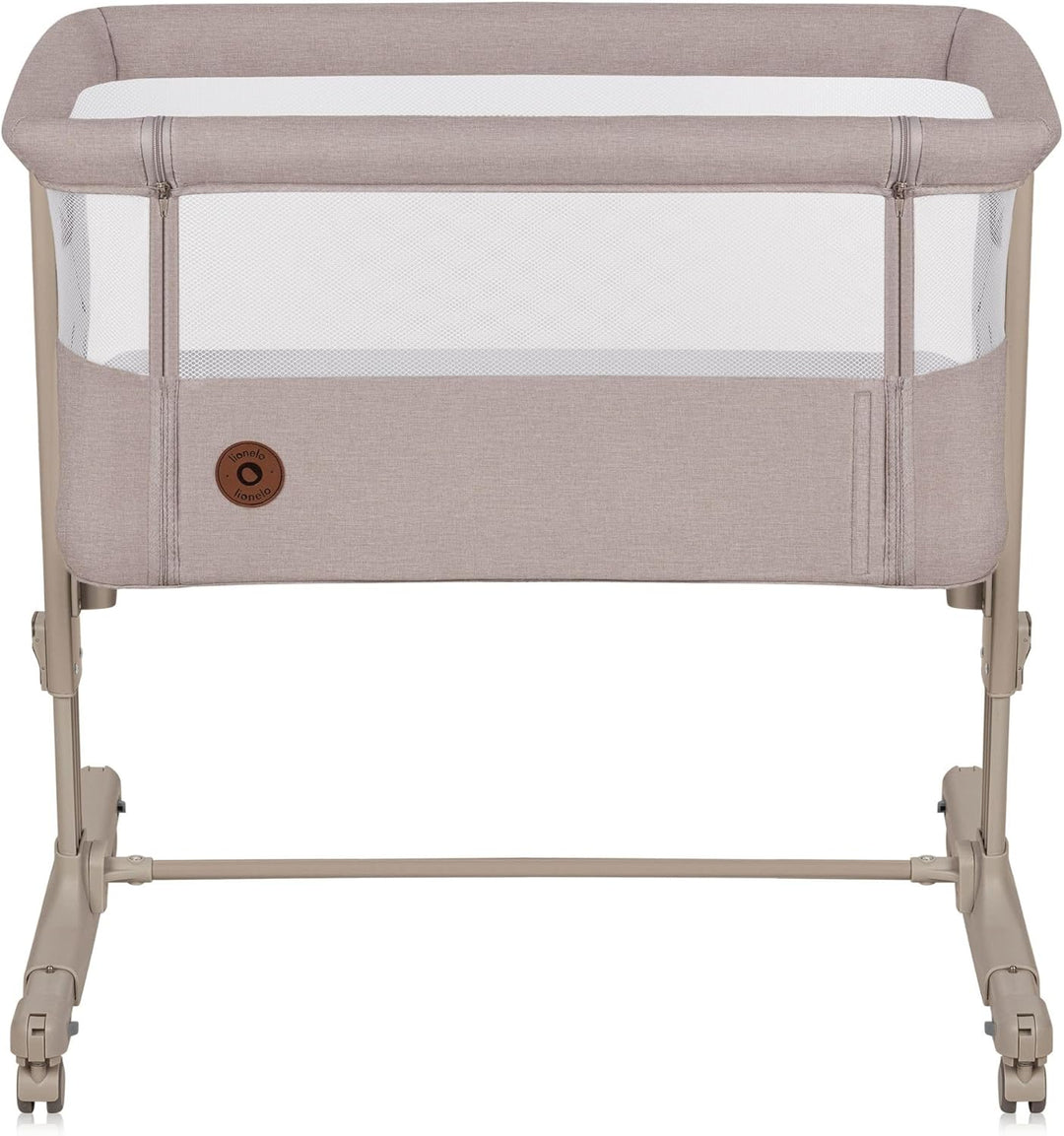 Lionelo Aurora 3 in 1 Babybett bis 9 kg, Beistellbett, Wiege, Höhenverstellug und Einstellung der Ne