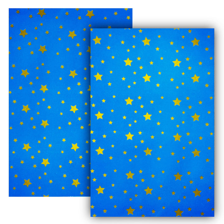 Gesar 2 Blatt 100 x 70 cm Papier Himmel für Krippe - Höchste Qualität, Formbar - Hintergrund - Herge