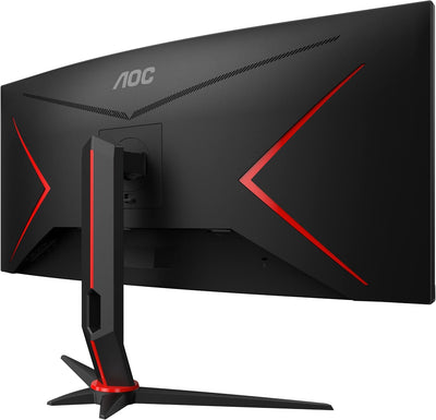 AOC Gaming CU34G2X - 34 Zoll WQHD Curved Monitor, 144 Hz, 1ms, FreeSync Premium (3440x1440, HDMI, Di