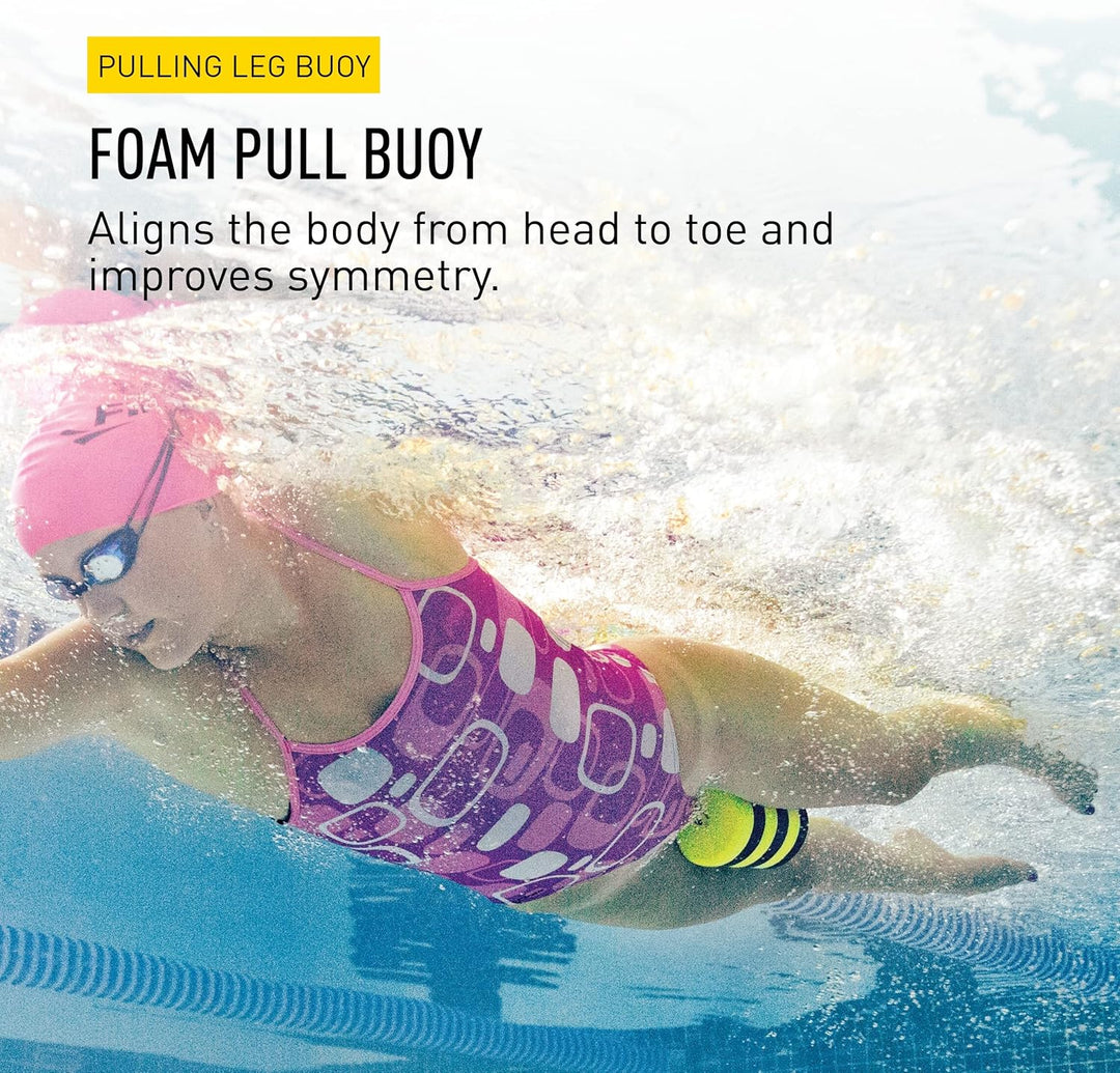 Finis Pull Buoy Foam Ages 12, Yellow/Black, One Size, 0616323200760