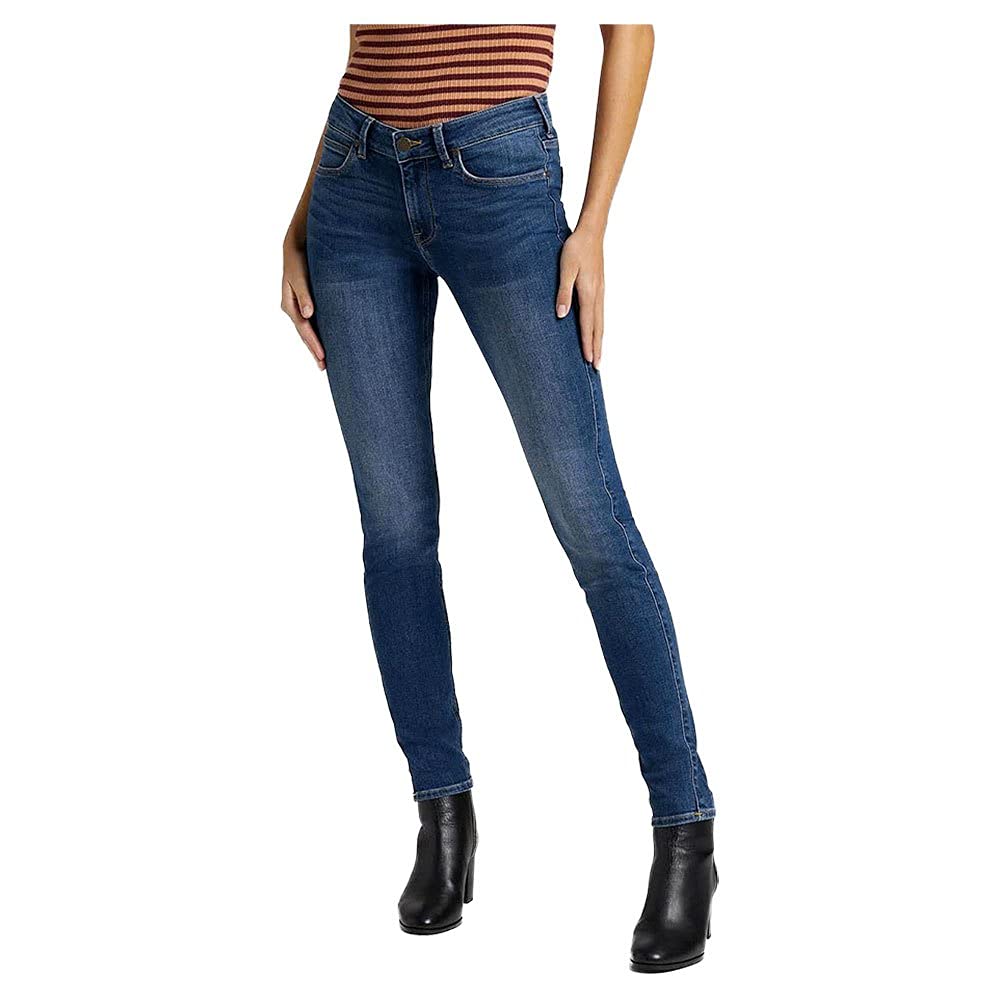 Lee Herren Slim Jeanshose Daren 27W / 35L Mid Martha, 27W / 35L Mid Martha
