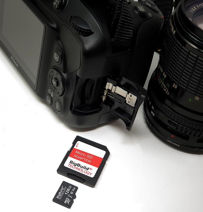 BigBuild Technology 128 GB ultraschnelle microSD Speicherkarte mit 100 MB/s für Samsung Galaxy J4, J