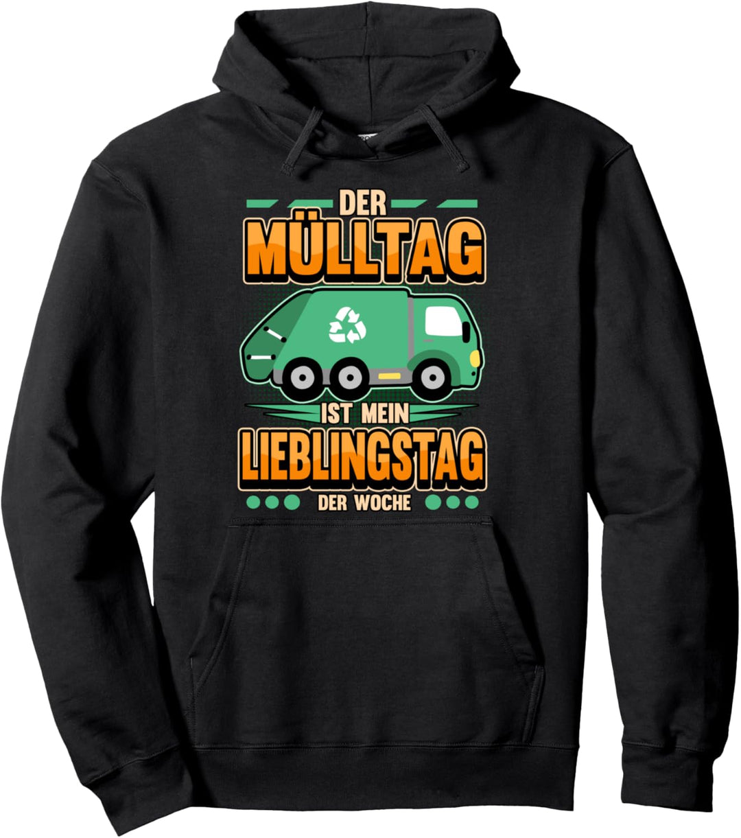 Lustig Müllabfuhr Müllauto Müllmänner Geschenk Pullover Hoodie