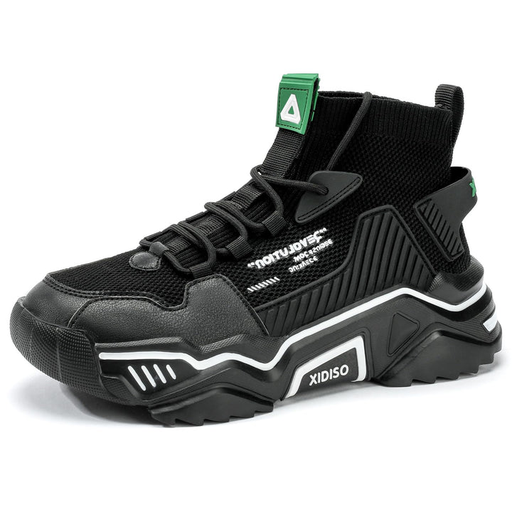 FUSHITON Herren Sportschuhe Turnschuhe Gym Leicht Hohe Schuhe Outdoor Fitnessschuhe Freizeitschuhe S