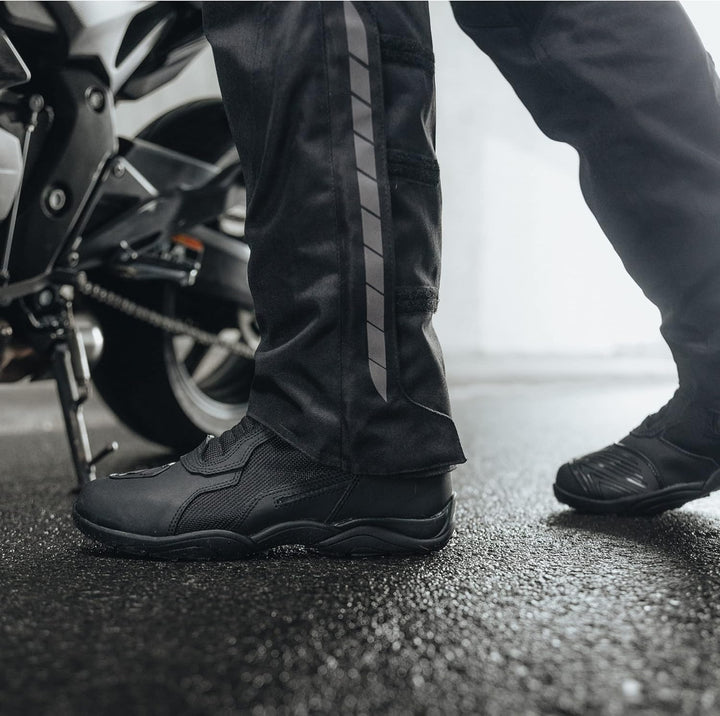REBELHORN Scout Air Motorradstiefel Mesh-Belüftungseinsätze Knöchel- und Fersenschutz Antibakteriell