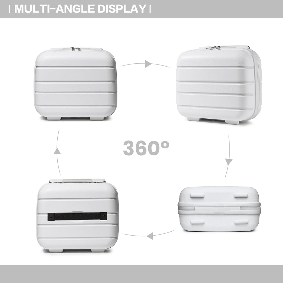 KONO Carry-ons Luggage Kleiner Koffer Handgepäck 55x40x20 Leicht Kabinentrolley Handgepäckkoffer Har