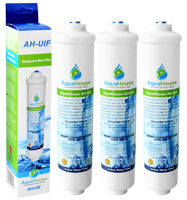 3x Aquahouse UIFS kompatibel Kühlschrank Wasserfilter für Samsung DA29-10105J HAFEX/EXP WSF-100 Aqua
