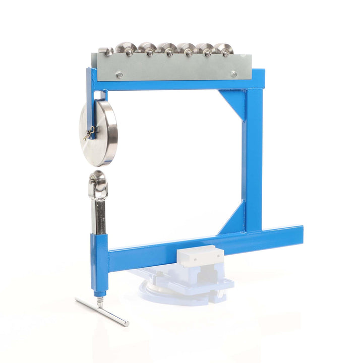 XPOtool Rollenstreckmaschine English Wheel mit 6 Streckrollen zur Metallverarbeitung