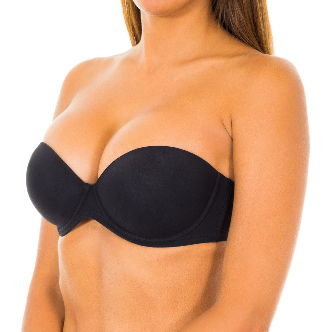 Calvin Klein Damen Strapless Push Up Mehrweg-BH 70D (32D) Schwarz (Black 001), 70D (32D) Schwarz (Bl