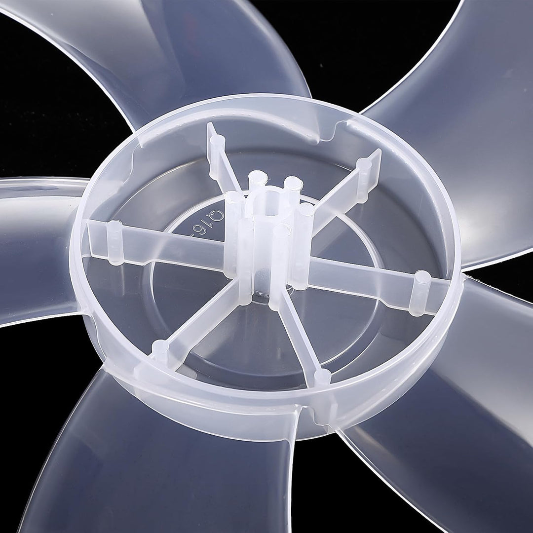 TOYANDONA 37cm Grosse Lüfterblätter aus Kunststoff mit 5 blatt Design Ersatzflügel für Standventilat