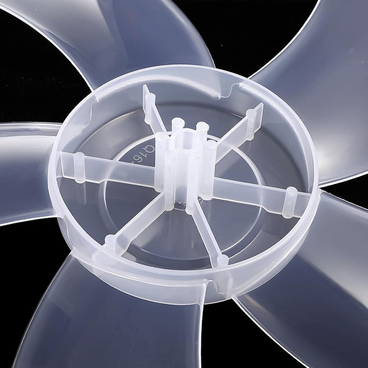 TOYANDONA 37cm Grosse Lüfterblätter aus Kunststoff mit 5 blatt Design Ersatzflügel für Standventilat