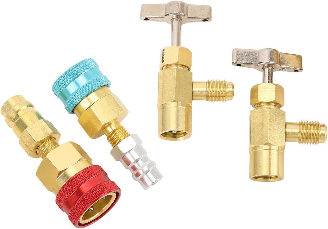 Kikumi R1234YF Schnellkoppler Kit Selbstversiegelung Kann mit Hohem Niederdruck 1234yf Bis R134A -Ad