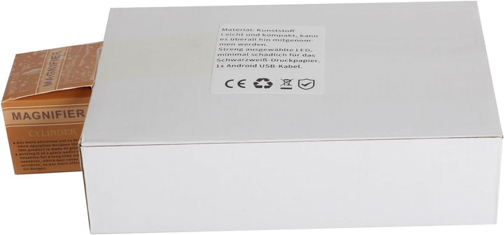 eTone LED Film Diabetrachter Film-Betrachter Light Box mit 10-fache Lupe