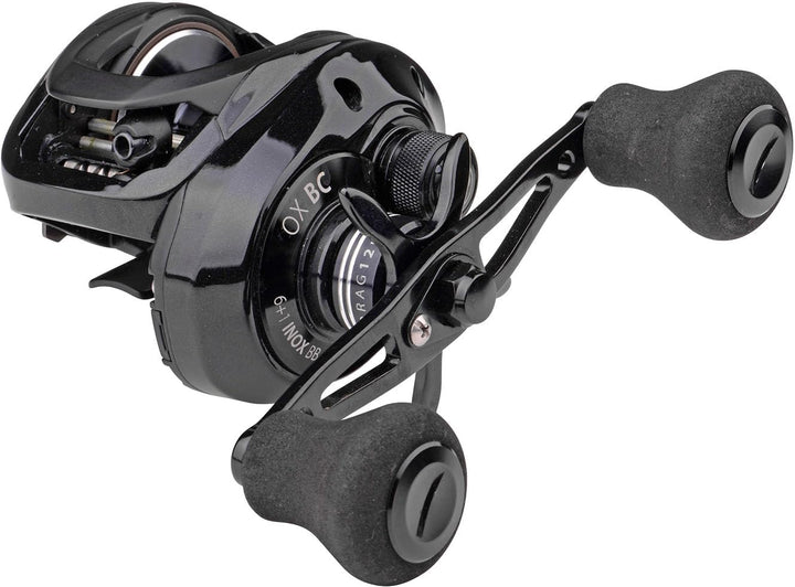 Spro OX Linkshand Baitcaster Rolle zum Spinnangeln, Multirolle für Hechte, Raubfischrolle, Spinnroll