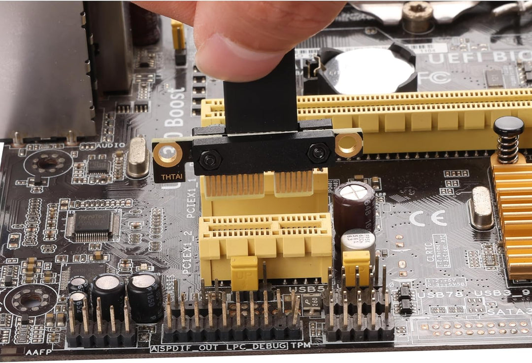 PCIE 3.0 Verlängerungskabel X1 auf X16 Extender Adapter PCI-Express 1X Stecker auf 16X Buchse für Gr