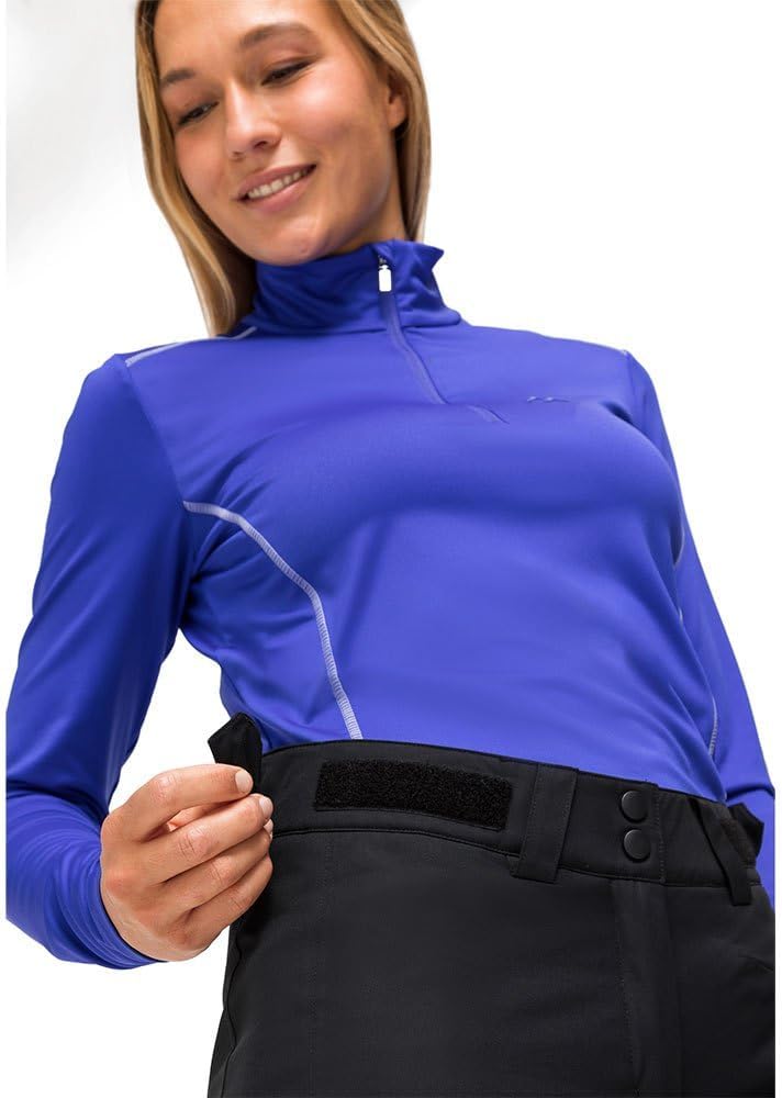 Maier Sports Beate, Damen Skihose, wasserdichte Schneehose, Schützender Schneefang und Verstellbarer