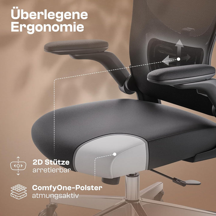 Gawain Bürostuhl Ergonomisch [VERGLEICHSSIEGER] Bürostuhl Testsieger | Schreibtischstuhl Ergonomisch